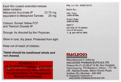 Metomac 25 Tablet 10 Metomac 25 Tablet 10
